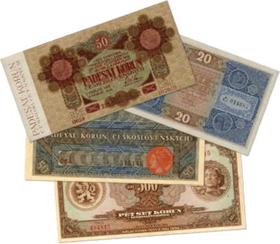 czechoslovakia banknotes